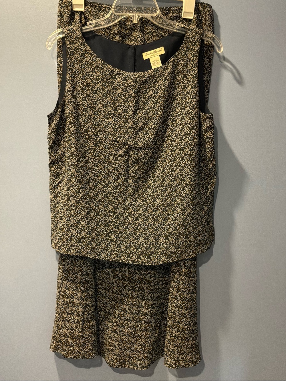 Eddie Bauer Printed Two-Piece Skirt Set